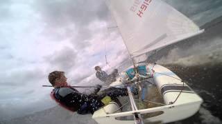 470 sailing in strong wind [upl. by Eelan]