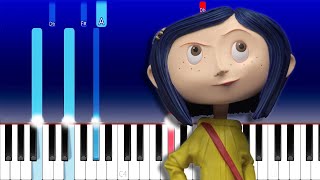 Bruno Coulais  Dreaming  From Coraline Piano Tutorial [upl. by Wenoa]