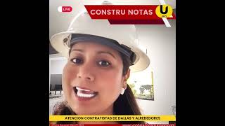 Seminario Completo para Contratistas de Construccion llega a Dallas Texas por vozdelaconstruccion [upl. by Apgar]