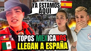 RESCATISTAS MEXICANOS LLEGAN A ESPAÑA Y LA GENTE SE EMOCIONA 😭🇲🇽 LOS TOPOS gracias México [upl. by Shauna]