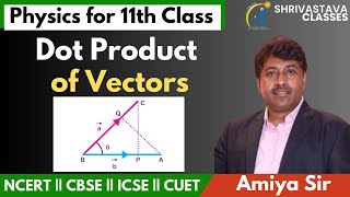 Dot Product of Vectors  Work Power and Energy  Chapter 5  Class 11 Physics Shrivastava Classes [upl. by Euqenimod]