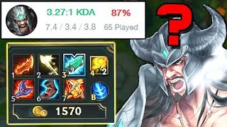 THIS GUY HAS A 87 WIN RATE WITH AP TRYNDAMERE THE NEW META BUILD FOR HIM [upl. by Ayimat]