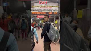 Bina ticket ke Darr ka mahual railway station trendingshorts patnajunction studentslife sabir [upl. by Arit]