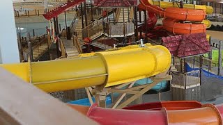 All water slides at Great Wolf Lodge Perryville MD [upl. by Nereen599]