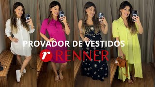 PROVADOR RENNER 15 😱 PROVANDO VESTIDOS RENNER 2024 [upl. by Salvucci]