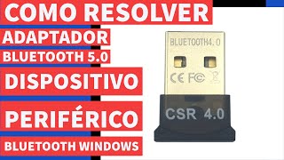 Adaptador Bluetooth dispositivo periférico Bluetooth windows [upl. by Riordan745]