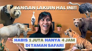 KESALAHAN PEMULA saat berkunjung ke TAMAN SAFARI tamansafari101 [upl. by Nitsud]