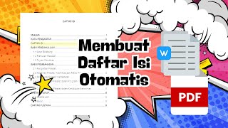 Membuat Daftar Isi Otomatis di Word [upl. by Iturk]