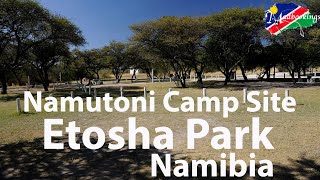 Namutoni Resort Etosha National Park Namibia Camping Site [upl. by Ramonda362]