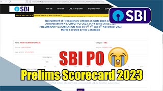 My SBI PO Prelims Result 2023  🥹🥲  Normalization   Just Do It  sbi sbipo [upl. by Cornall]