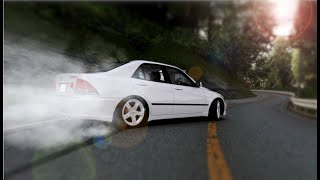 DRIFTING A STOCK LEXUS IS200 AT TSUKUBA FRUITS LINE TOUGE ASSETTO CORSA DRIFT MUSIC EDIT FULL SEND [upl. by Nosila]