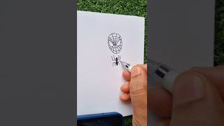 How to draw Spiderman 🕷 spiderman shorts viral [upl. by Bland468]