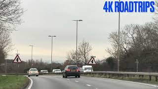 4K ROADTRIPS Lincolnshire To Leeds Yorkshire winter Morning travel roadtrips [upl. by Jared]