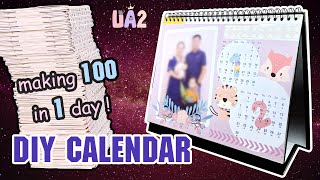 How to make CUSTOM CALENDAR [upl. by Valeda]