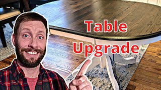 How to Refinish Your Moms Old Dining Table  Golden Oak to Modern [upl. by Akcimahs288]