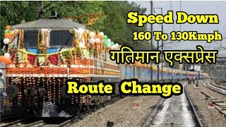 Gatimaan Express Route Extend  New Time Table Of Gatimaan  Delhi NZMAgra GwaliorJhansi [upl. by Henryk]