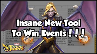 This New Event Tool Is A Hack  Use It To Maximize YOUR Events  Marvel Strike Force [upl. by Karilla]