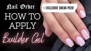 The easy way to apply Builder Gel  new product sneak peek 👀 [upl. by Lirret]