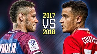 Neymar Jr vs Philippe Coutinho ● Skills Battle  Whos the most skillful 20172018 HD [upl. by Mitchiner]