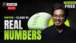 Real Number Easiest LIVE 🔥 Vijay Batch  Class 10  First Class FREE [upl. by Adniroc]