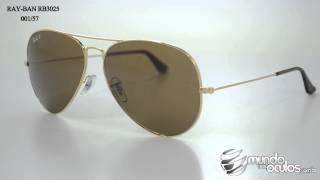 RayBan RB3025 00157  Polarizado [upl. by Animlehliw]