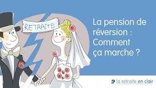 Retraite  la pension de réversion comment ça marche [upl. by Ahsinhoj]