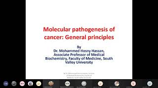 Molecular pathogenesis of cancer quot carcinogenesisquot [upl. by Crellen]