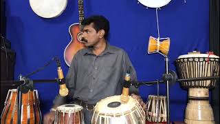 Thooliyile Aada Vantha song cover by tabla Sebastian A 🙏 [upl. by Geehan]