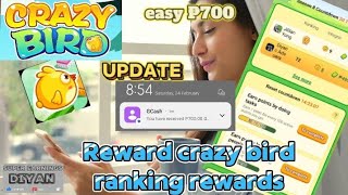 TIPS KAY CRAZY BIRD EASY ₱700 WALANG TRICKS NAKA CLAIM AKO earnmoneyonline [upl. by Lemmuela754]