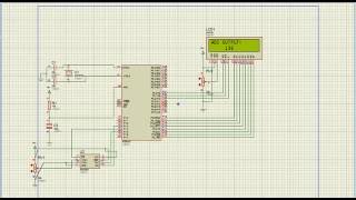 interfacing Serial ADC0831 with at89c51 [upl. by Retrac]