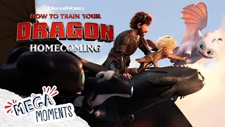 How to Train Your Dragon 2  Meeting Mom Scene  Fandango Family [upl. by Nylinej758]