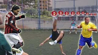 RONALDINHO GAÚCHO vs RONALDO FENÔMENO  DESAFIOS DE FUTEBOL [upl. by Anivol]