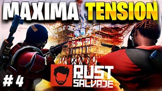 MAXIMA TENSIÓN en la PETROLERA RUST SALVAJE 4  RUST  Gameplay español [upl. by Aura]