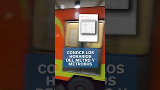 Conoce los horarios de servicio del Metro y Metrobús por la toma de protesta de Sheinbaum shorts [upl. by Olwena]