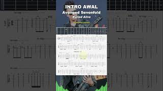 Intro Melody Gitar Awal  Buried Alive by Avenged Sevenfold guitar [upl. by Nnaylime]