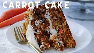 Delicious And Moist Carrot Cake Recipe You Wont Want To Miss  Anitas Delights [upl. by Aisak371]