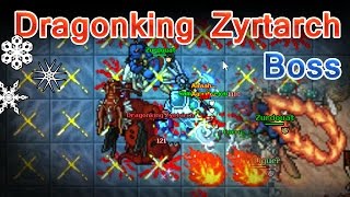 Tibia Dragonking Zyrtarch Boss  Winter Update en Español [upl. by Wind923]