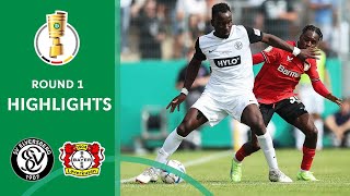 Leverkusen eliminated after First Round Elversberg vs Leverkusen 43  Highlights  DFB Pokal [upl. by Leizar]