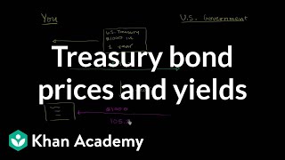 Treasury bond prices and yields  Stocks and bonds  Finance amp Capital Markets  Khan Academy [upl. by Tav]