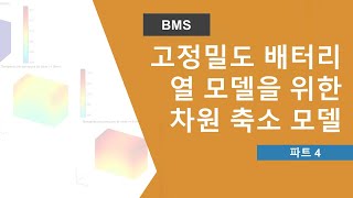 고정밀도 배터리 열 모델을 위한 차원 축소 모델  배터리 팩 모델링 및 해석 파트 4 [upl. by Atworth]