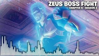 Fortnite Zeus Complete Boss Fight Music Boss Music with Stingers Chapter 5 Season 2 [upl. by Raffin]