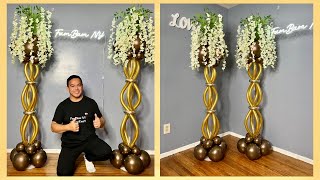 Balloon Decoration Balloon StyleBalloon Column [upl. by Garrek225]