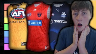 2024 AFL TRAINING GUERNSEYS TIERLIST [upl. by Elahcim345]