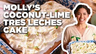 Molly Yehs CoconutLime Tres Leches Cake  Girl Meets Farm  Food Network [upl. by Benedic803]