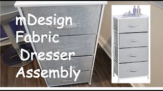 mDesign Fabric Dresser Assembly  List Check Done [upl. by Amisoc]