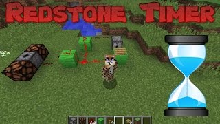 Minecraft Redstone Timer Tutorial  How To Make A Countdown Timer [upl. by Lombardy688]