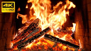 🔥 Ultimate Burning Fireplace Comfort with Gentle Fire Sounds and Soft Crackling Logs 🔥 Fireplace 4K [upl. by Kinsler762]