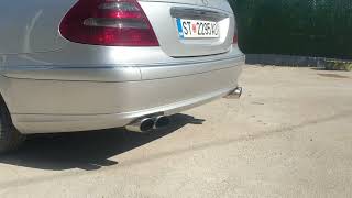 MERCEDES E270CDI POP CORN REV LIMITER [upl. by Noland]