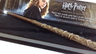 The Noble Collection Harry Potter Hermione Granger Illuminating Wand review [upl. by Ankeny]