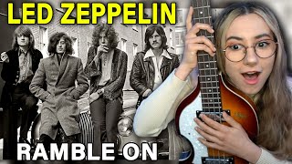 Led Zeppelin  Ramble On  Singer amp Musician Reacts [upl. by Eelessej23]